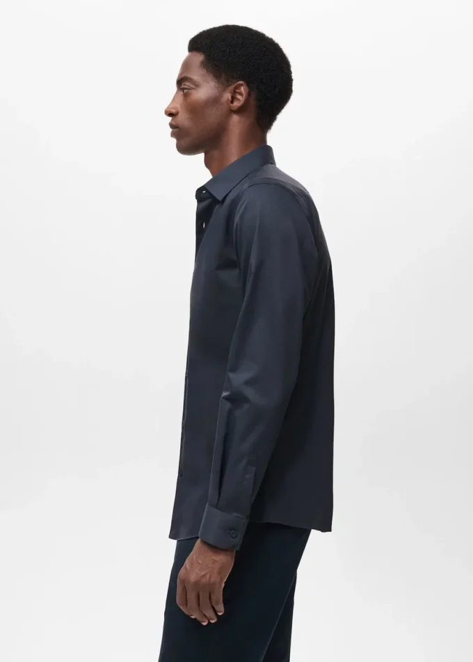 Chemise confortable, extensible et sans repassage