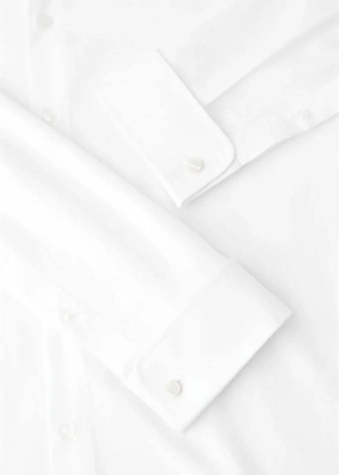 Chemise de costume en coton coupe classique