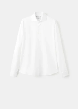 Chemise de costume en coton coupe classique Chemise de costume en coton coupe classique