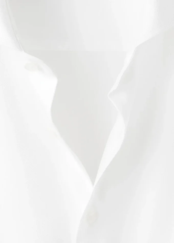 Chemise de costume en coton coupe classique