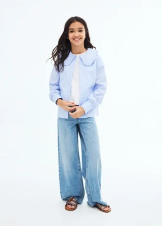 Chemise à double col bébé