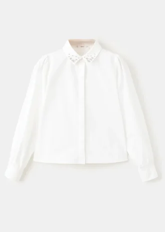 Chemise en coton avec ornements