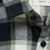 Chemise en coton à carreaux