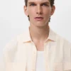 Chemise en coton coupe classique avec poche