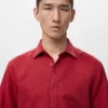 Chemise en coton à manches courtes