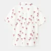 Chemise en coton à motif palmiers