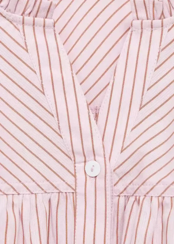 Chemise en coton rayé