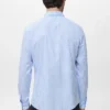 Chemise en coton rayée coupe classique