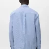 Chemise en coton rayée coupe classique