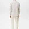 Chemise en coton rayée coupe classique