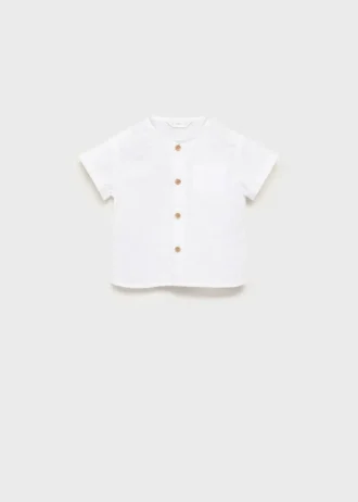 Chemise en coton texturé