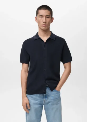 Chemise en coton tricoté