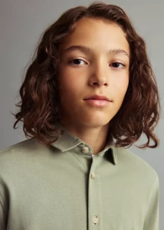 Chemise en coton tricoté