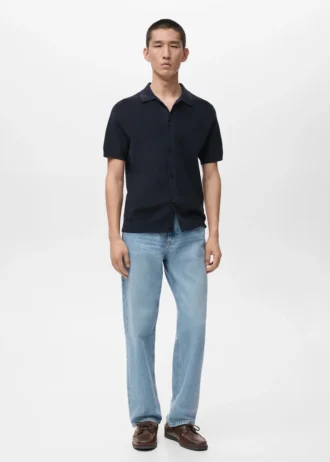 Chemise en coton tricoté