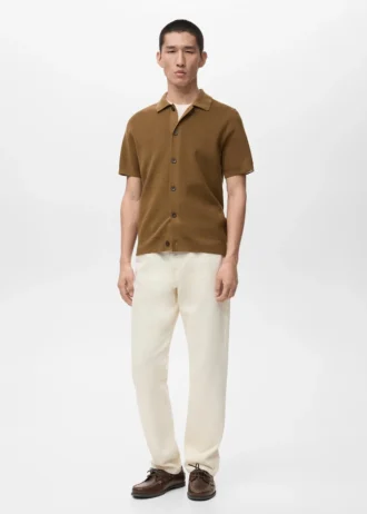 Chemise en coton tricoté
