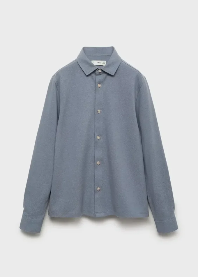 Chemise en coton tricoté