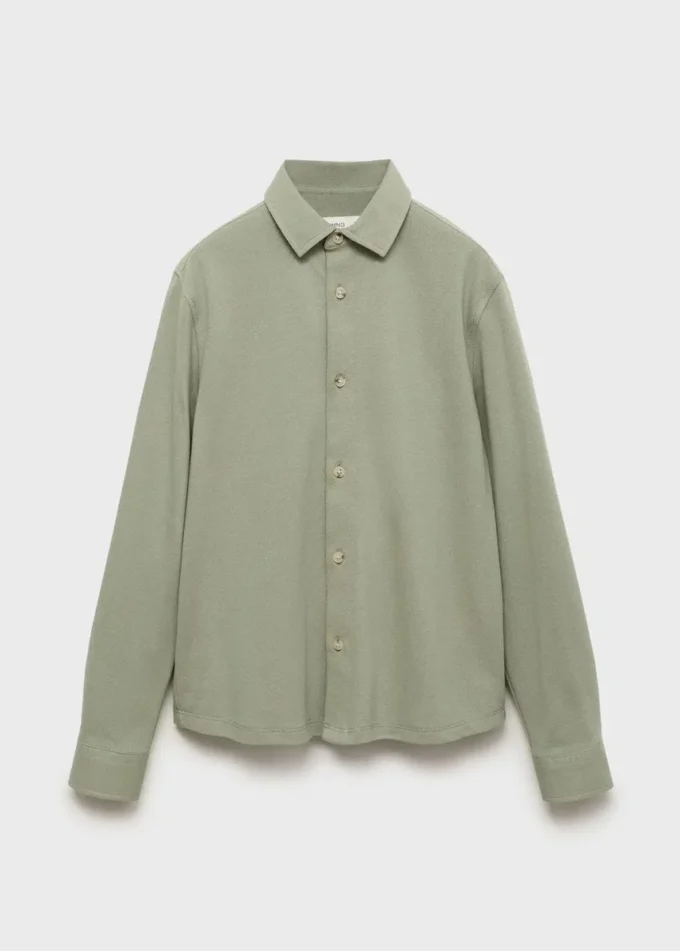 Chemise en coton tricoté