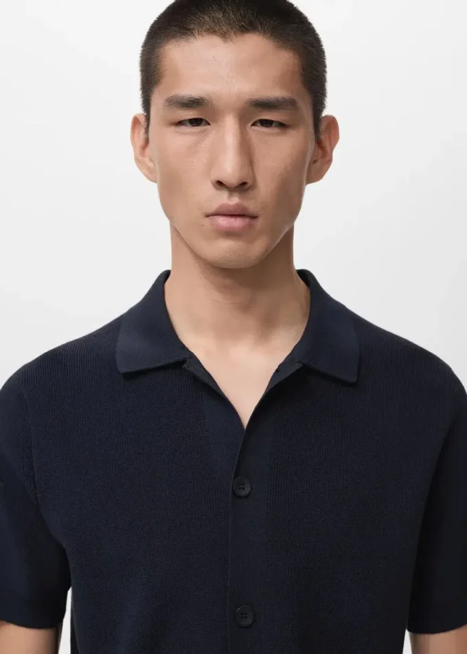 Chemise en coton tricoté