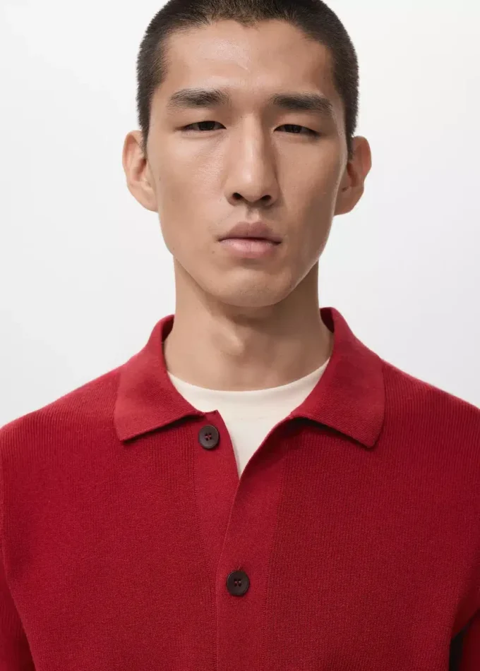 Chemise en coton tricoté