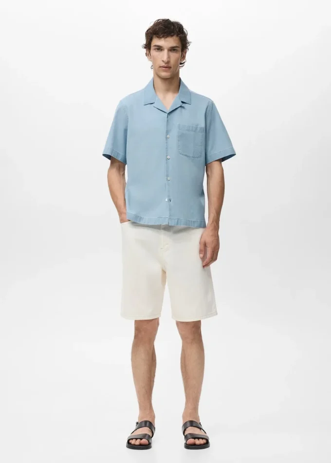 Chemise en denim 100 % coton Chemise en denim 100 % coton