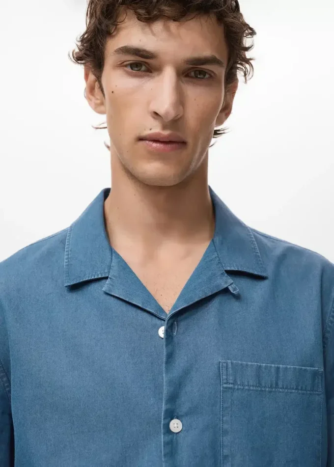 Chemise en denim 100 % coton Chemise en denim 100 % coton