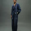 Chemise en denim avec nœud Chemise en denim avec nœud