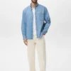 Chemise en denim avec poche Chemise en denim avec poche