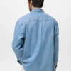 Chemise en denim avec poche Chemise en denim avec poche