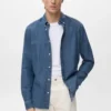 Chemise en denim coupe classique