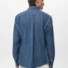 Chemise en denim coupe classique