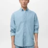 Chemise en denim coupe classique