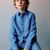 Chemise en denim de coton
