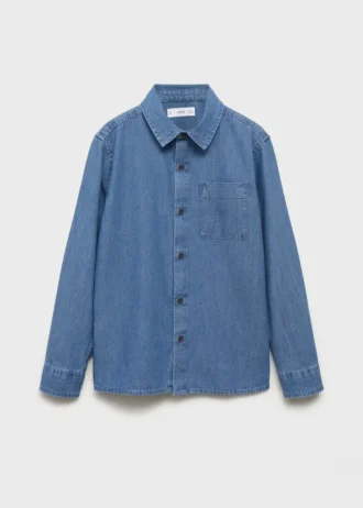 Chemise en denim de coton