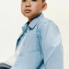Chemise en denim de coton