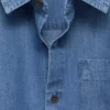 Chemise en denim de coton