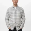 Chemise en flanelle à carreaux coupe classique