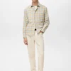 Chemise en flanelle de coton à carreaux Chemise en flanelle de coton à carreaux