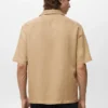 Chemise en lin mélangé à coupe classique