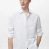 Chemise en lin à poches Chemise en lin à poches