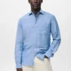 Chemise en lin à poches Chemise en lin à poches
