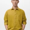 Chemise en lin à poches Chemise en lin à poches