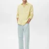 Chemise en lin à poches