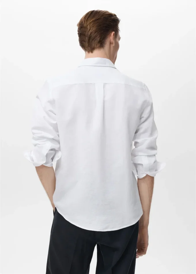 Chemise en lin à poches Chemise en lin à poches