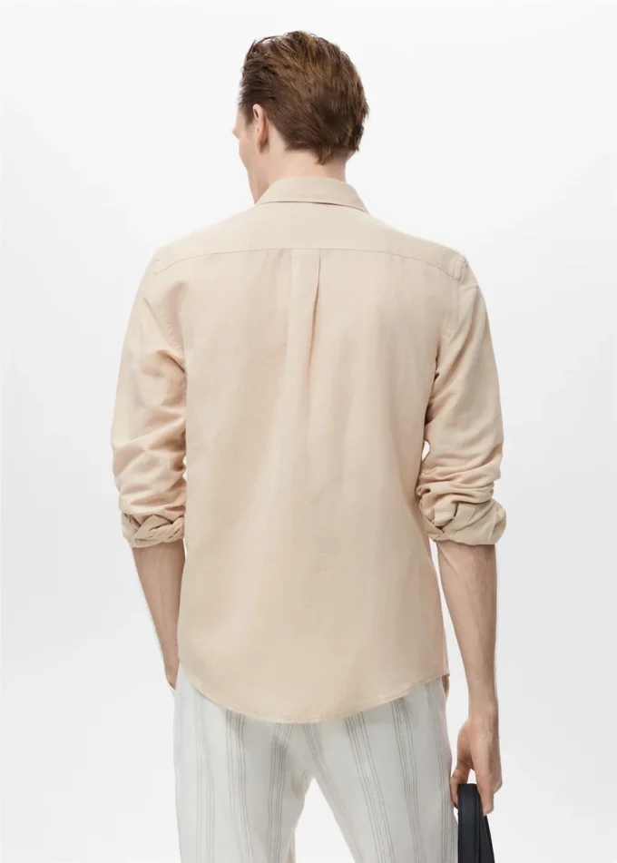 Chemise en lin à poches Chemise en lin à poches