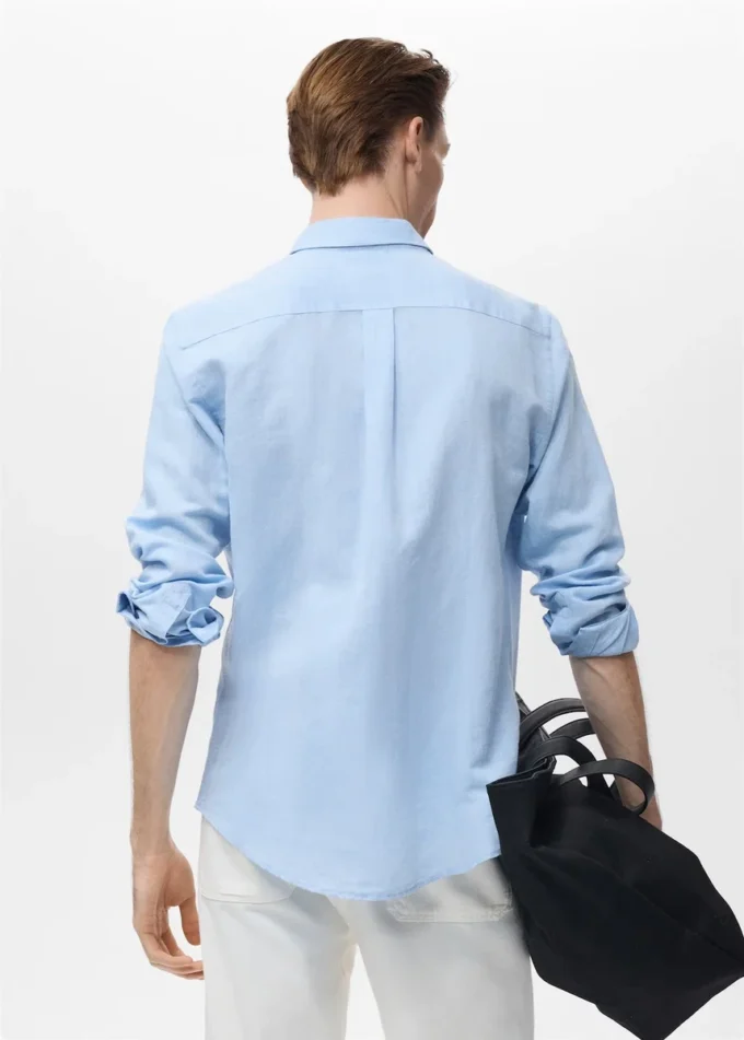 Chemise en lin à poches Chemise en lin à poches