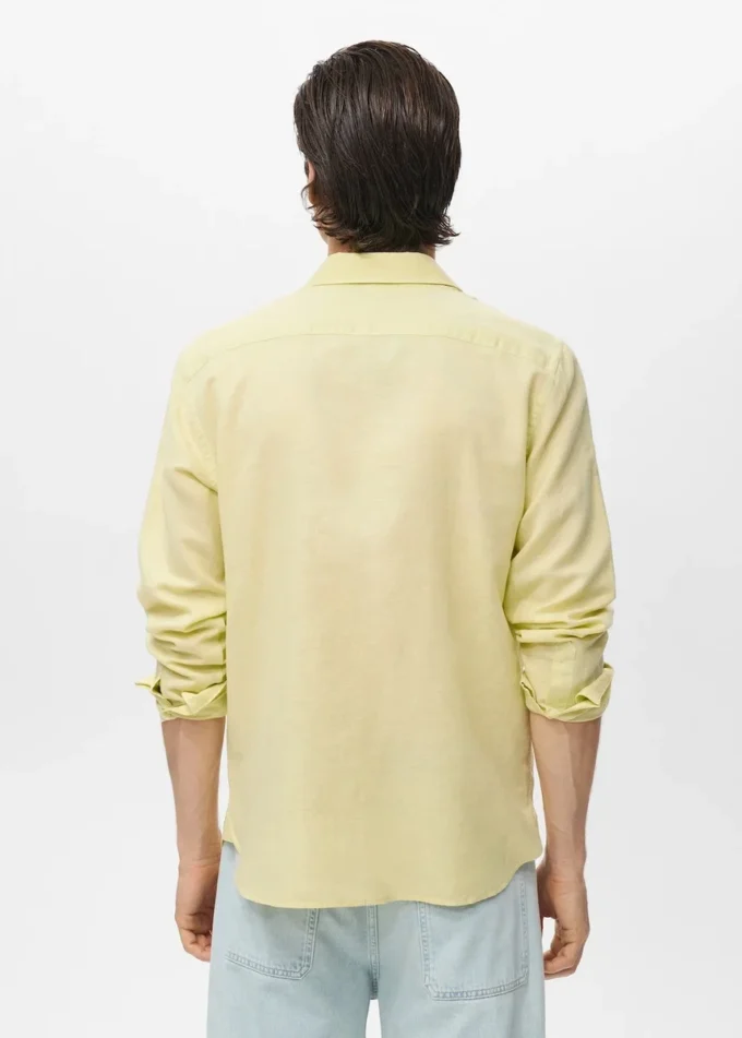 Chemise en lin à poches