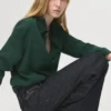 Chemise en lyocell avec boutons cachés
