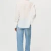 Chemise en lyocell avec empiècements
