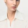 Chemise en lyocell avec empiècements