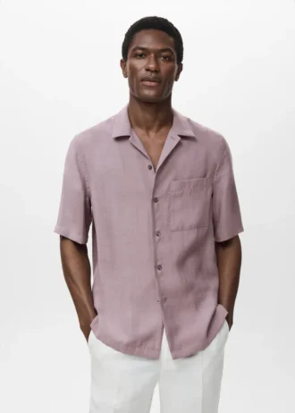 Chemise en lyocell avec poche Chemise en lyocell avec poche